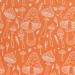 Mushroom Organic Turkish Towel in Orange