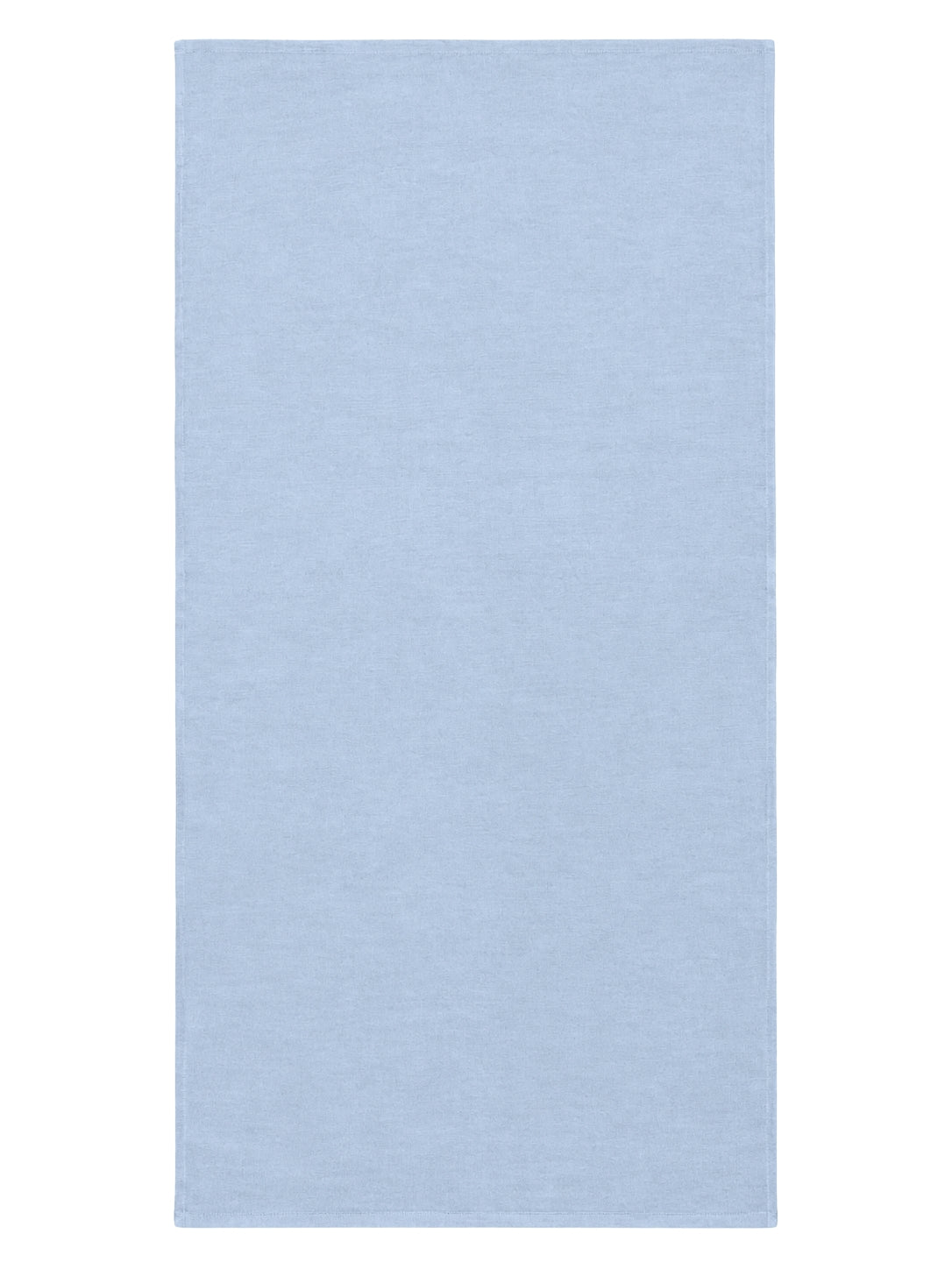 Stucco Organic Terry Cloth Lined Turkish Towel in Light Blue