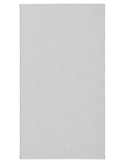 Stucco Organic Terry Cloth Lined Turkish Towel in Light Grey