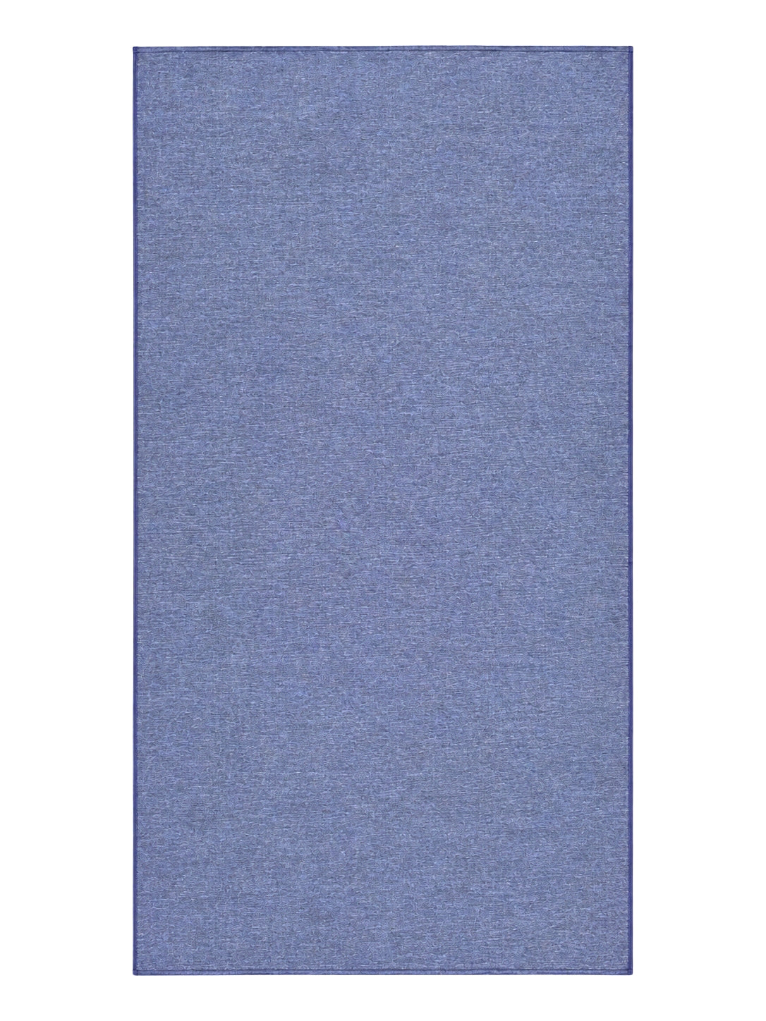 Stucco Organic Terry Cloth Lined Turkish Towel in Navy
