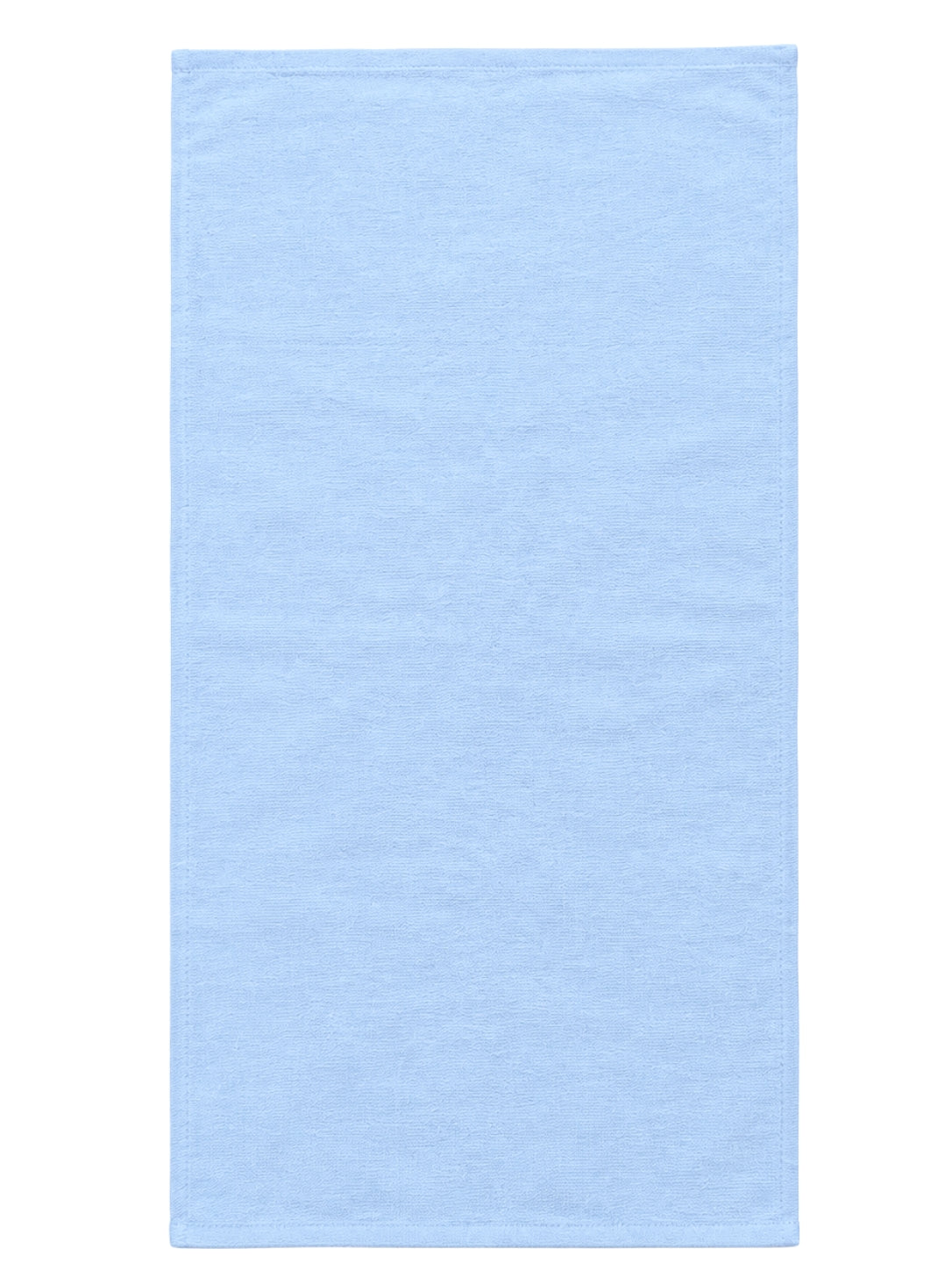 Stucco Organic Terry Cloth Lined Hand Towel in Light Blue