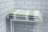 SPA BUNDLE #1 - Set of 6 Sauna Terry Cloth Lined Turkish Towels - Navy (2), Dark Grey (2), Olive (2)