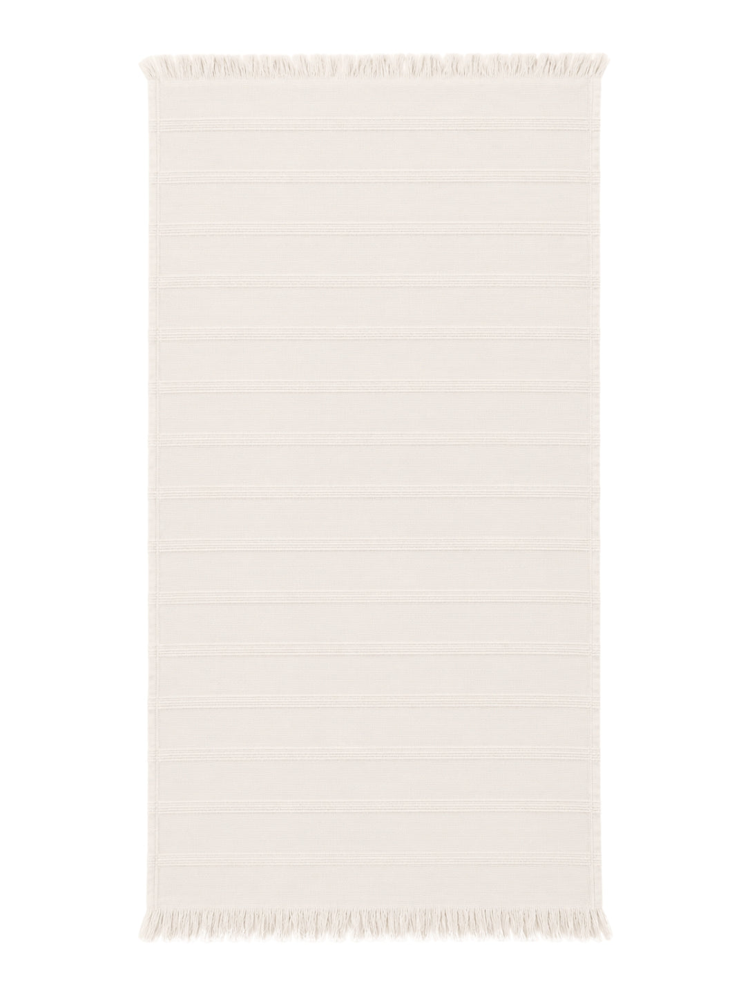 Vita Organic Terry Cloth Lined Turkish Towel in Cream