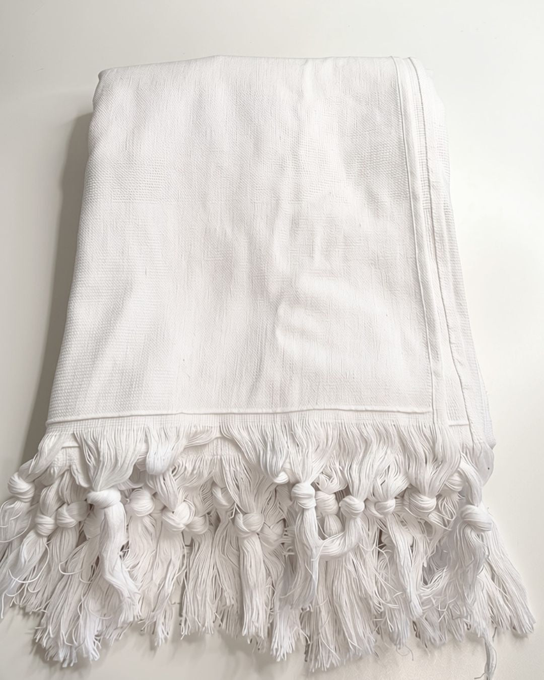 OUTLET SALE - Turkish Towel in White - FINAL SALE