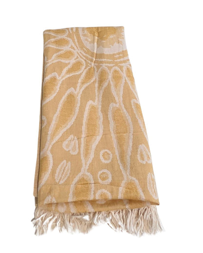 OUTLET SALE - Sun Turkish Towel in Mustard Yellow - FINAL SALE