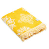 CLEARANCE - Mandala Full Terry Turkish Towel in Golden Yellow